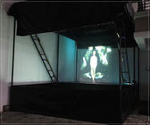 High Contrast Daylight Holographic Projection Film 45 Degree Angle Transparent Projector Foil